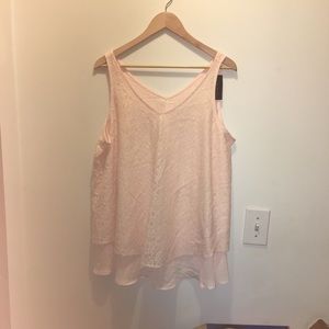 Lane Bryant Sleeveless Dressy V-neck Top